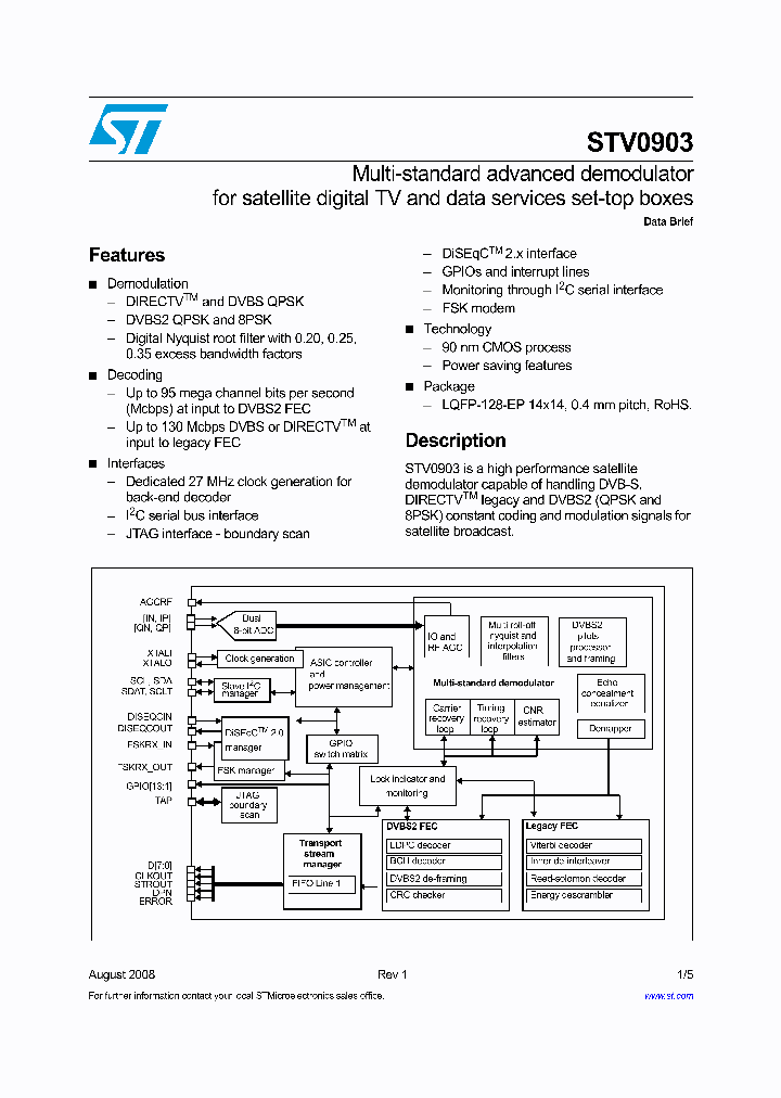 STV0903_4295533.PDF Datasheet