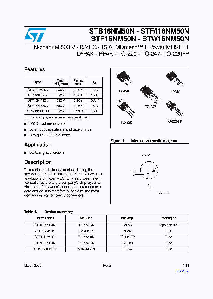 STW16NM50N_4213926.PDF Datasheet