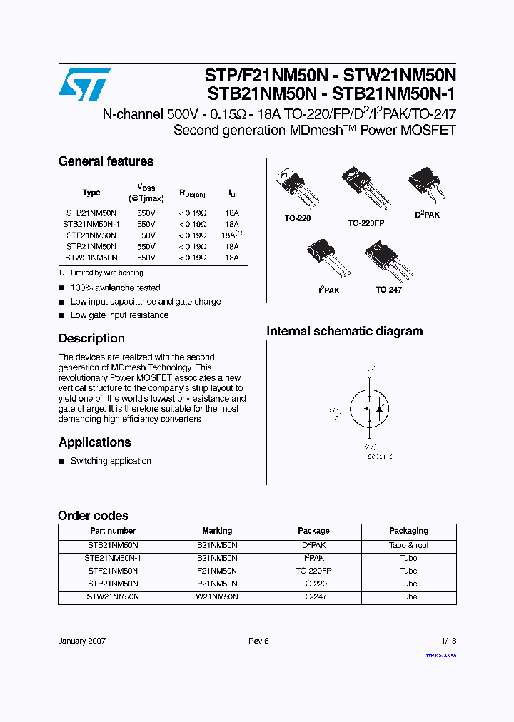STW21NM50N_4183703.PDF Datasheet