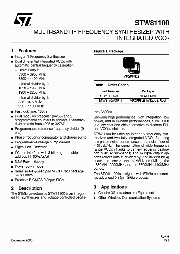 STW81100_4194520.PDF Datasheet
