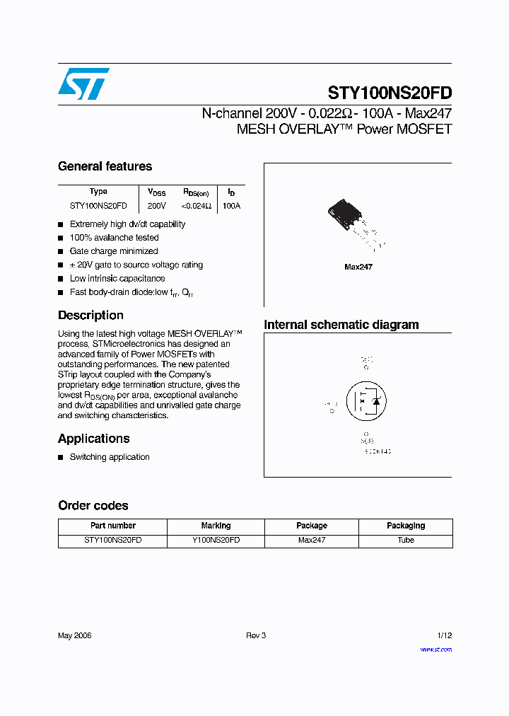 STY100NS20FD06_4246746.PDF Datasheet