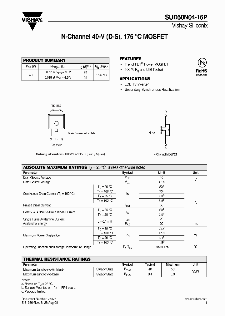 SUD50N04-16P_4255668.PDF Datasheet