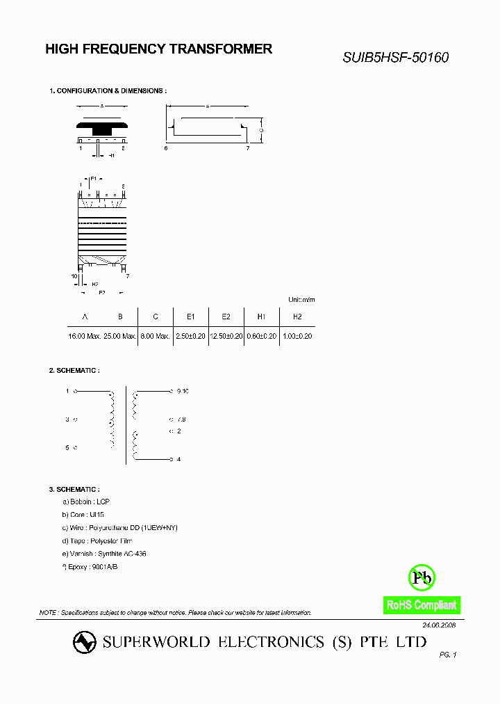 SUIB5HSF-50160_4612319.PDF Datasheet