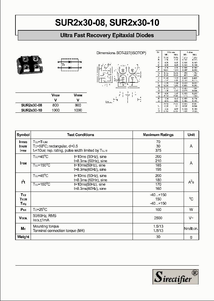 SUR2X30-08_4191376.PDF Datasheet