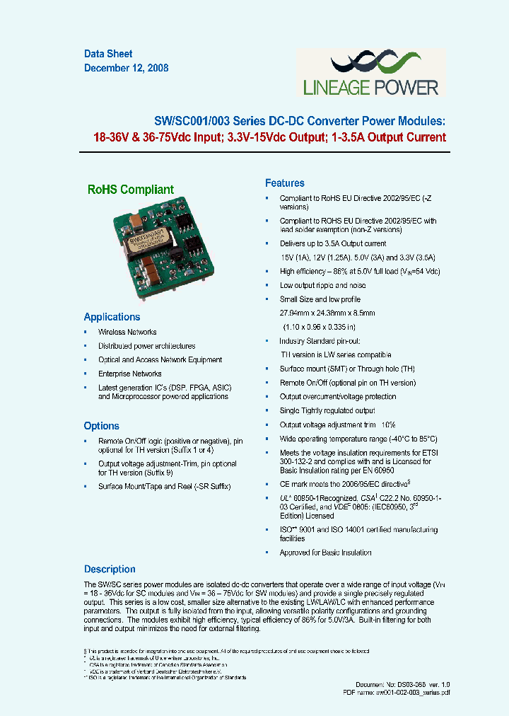 SW003A0A91-SR_4577828.PDF Datasheet