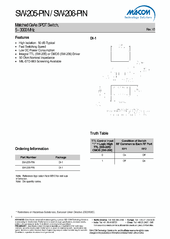 SW-206-PIN_4654727.PDF Datasheet