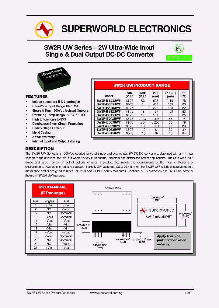 SW2R48D03UWF_4494344.PDF Datasheet