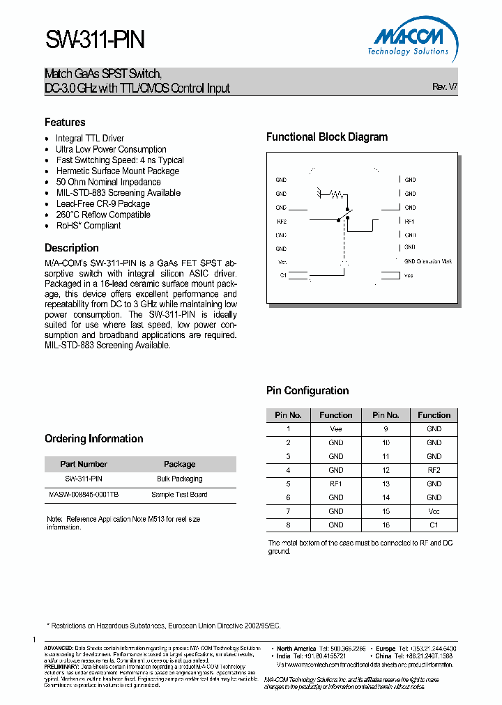 SW-311-PIN_4806351.PDF Datasheet
