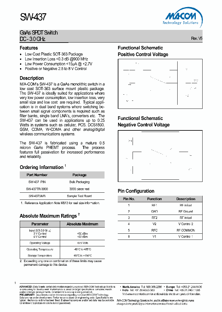 SW-437TR-3000_4806348.PDF Datasheet
