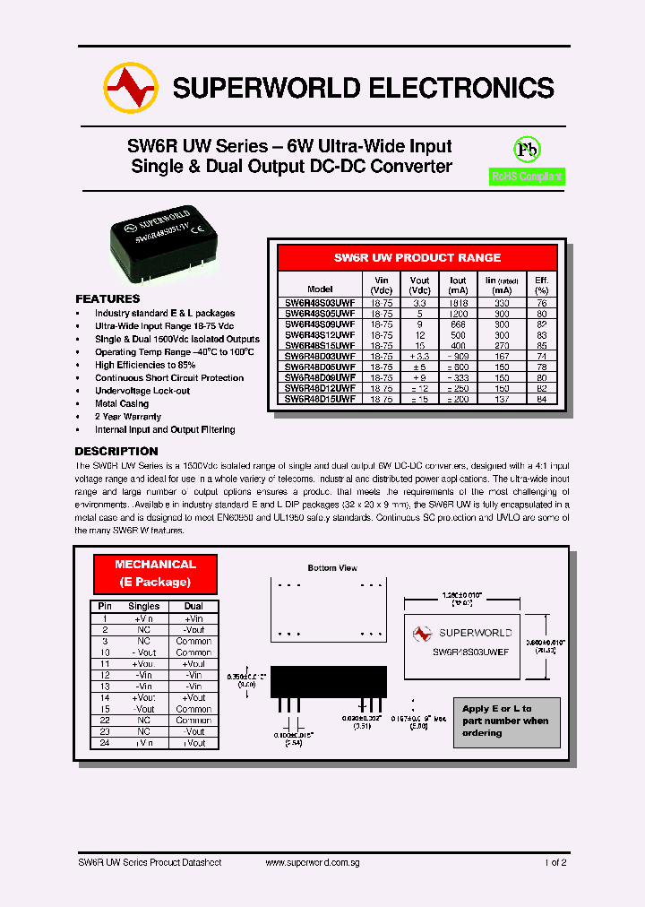 SW6R48D03UWF_4494322.PDF Datasheet