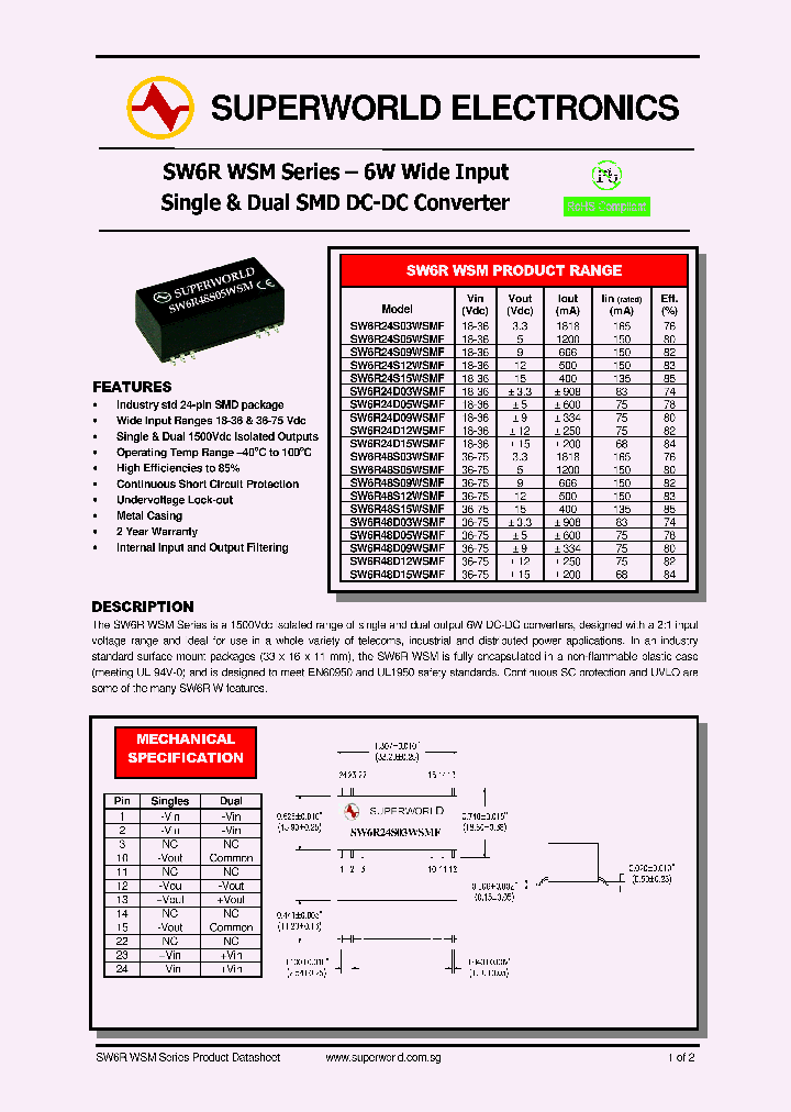 SW6R48S09WSMF_4494317.PDF Datasheet