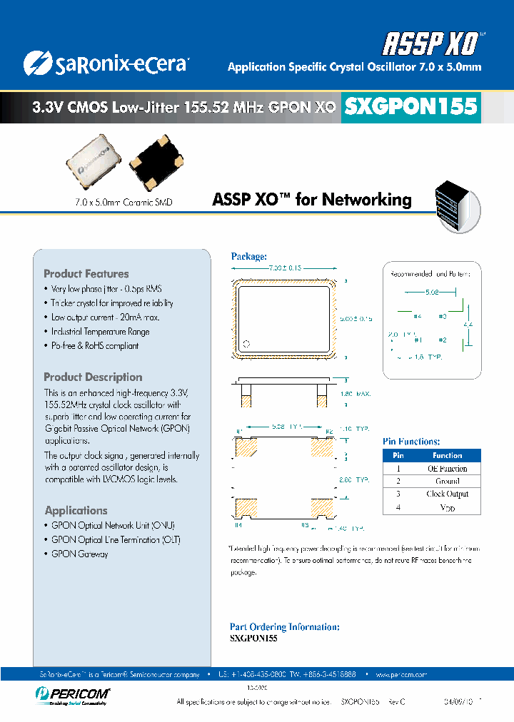 SXGPON155_4579630.PDF Datasheet