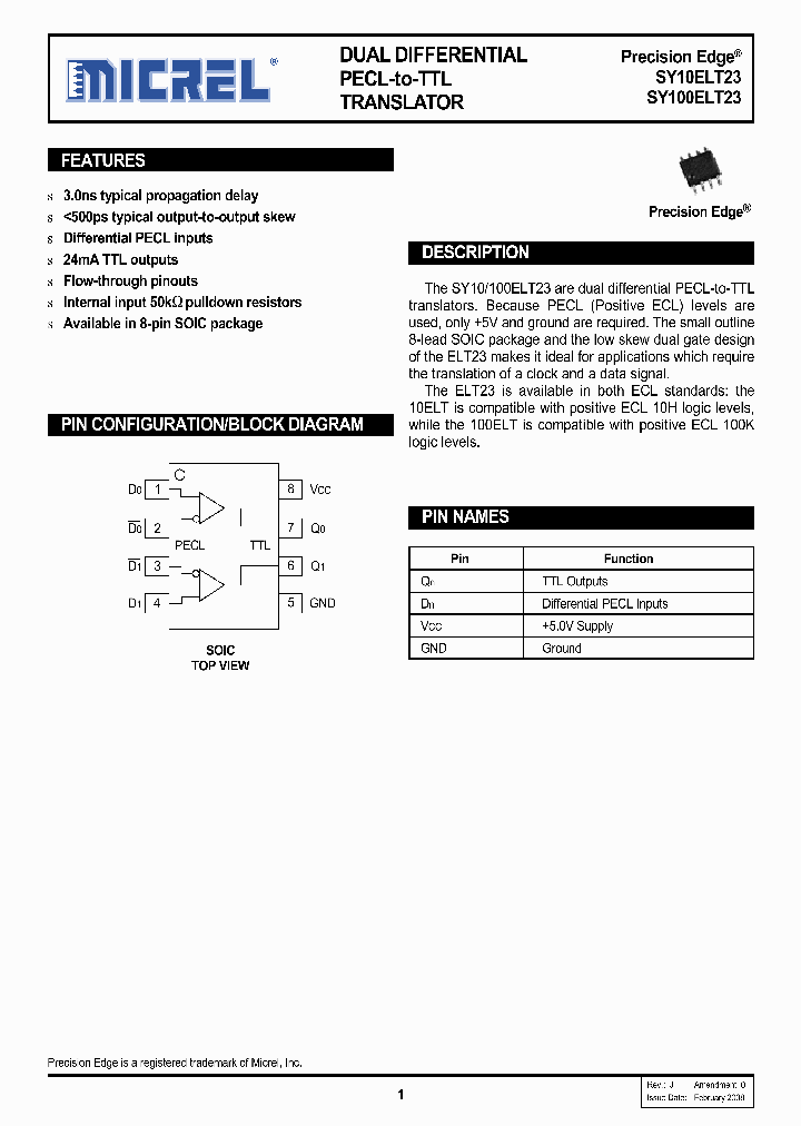 SY100ELT23ZGTR_4342524.PDF Datasheet