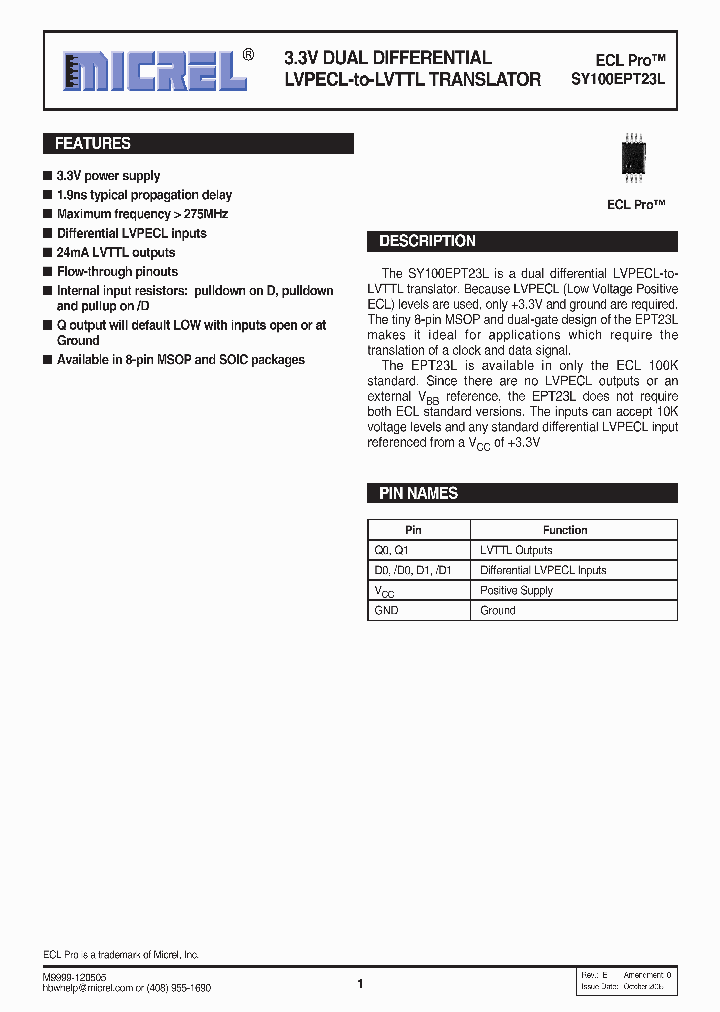 SY100EPT23LKCTR_4463601.PDF Datasheet