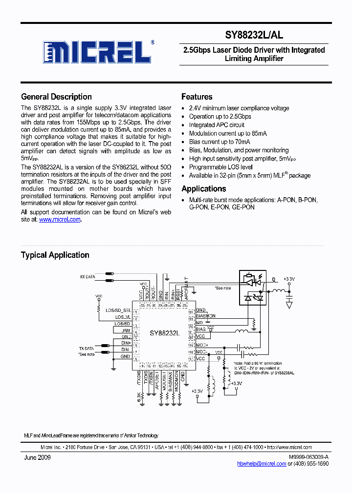 SY88232AL_4506320.PDF Datasheet