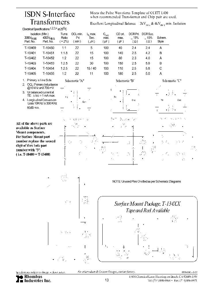T-10400_4493523.PDF Datasheet