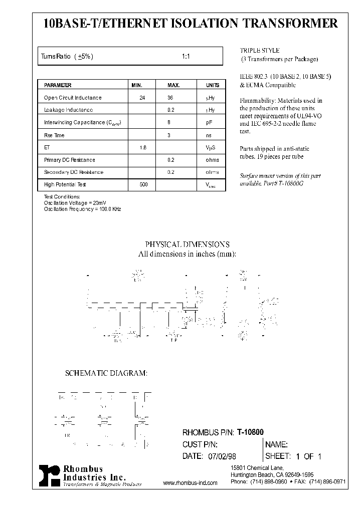 T-10800_4545779.PDF Datasheet