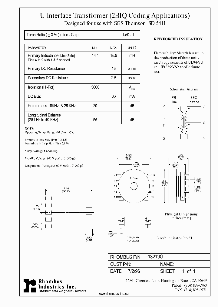 T-13219G_4493540.PDF Datasheet