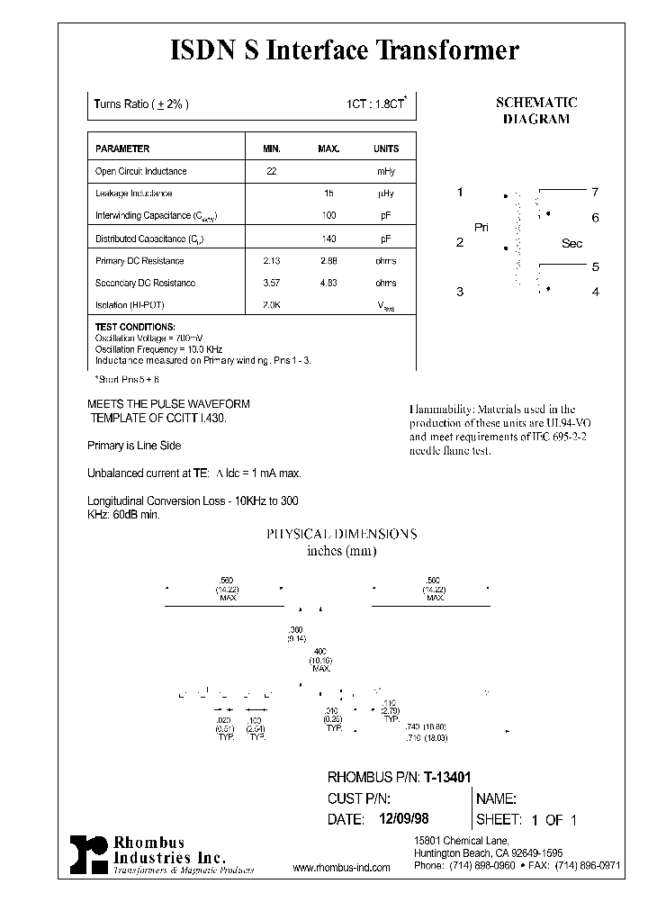 T-13401_4518192.PDF Datasheet