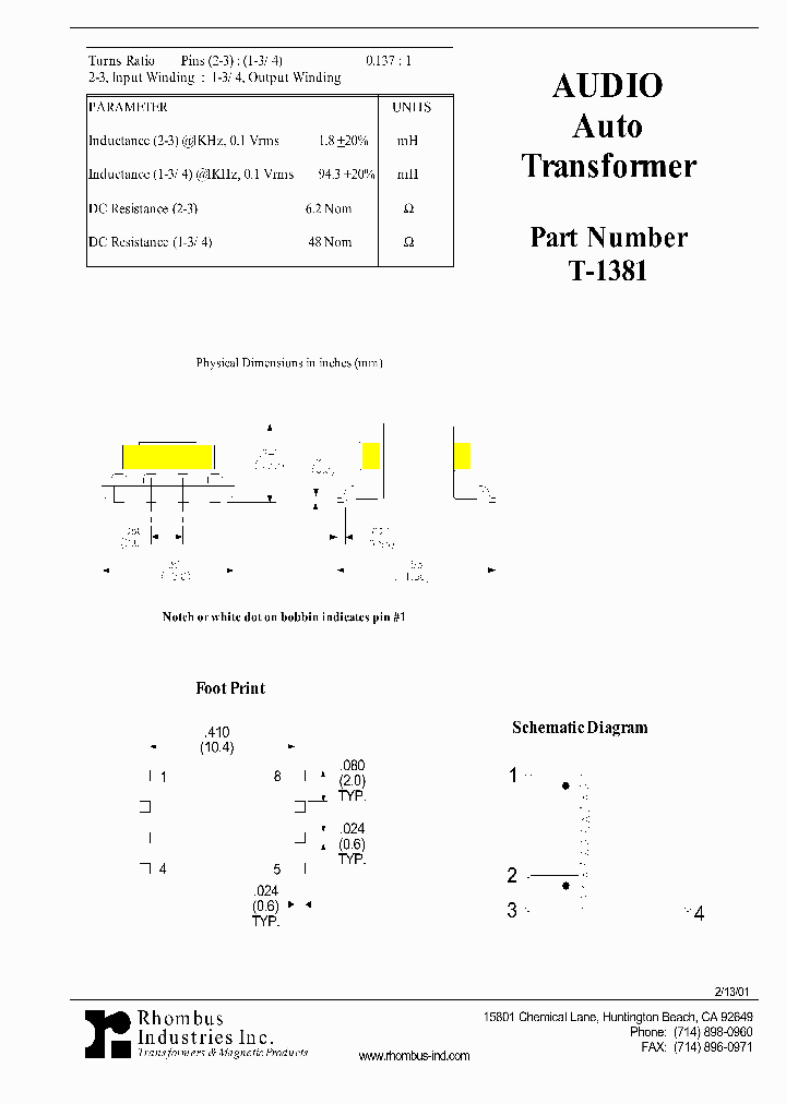 T-1381_4822559.PDF Datasheet