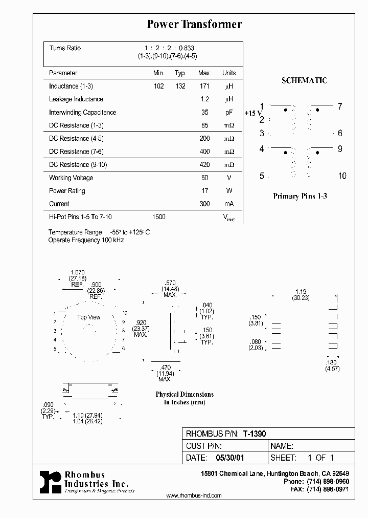 T-1390_4822560.PDF Datasheet