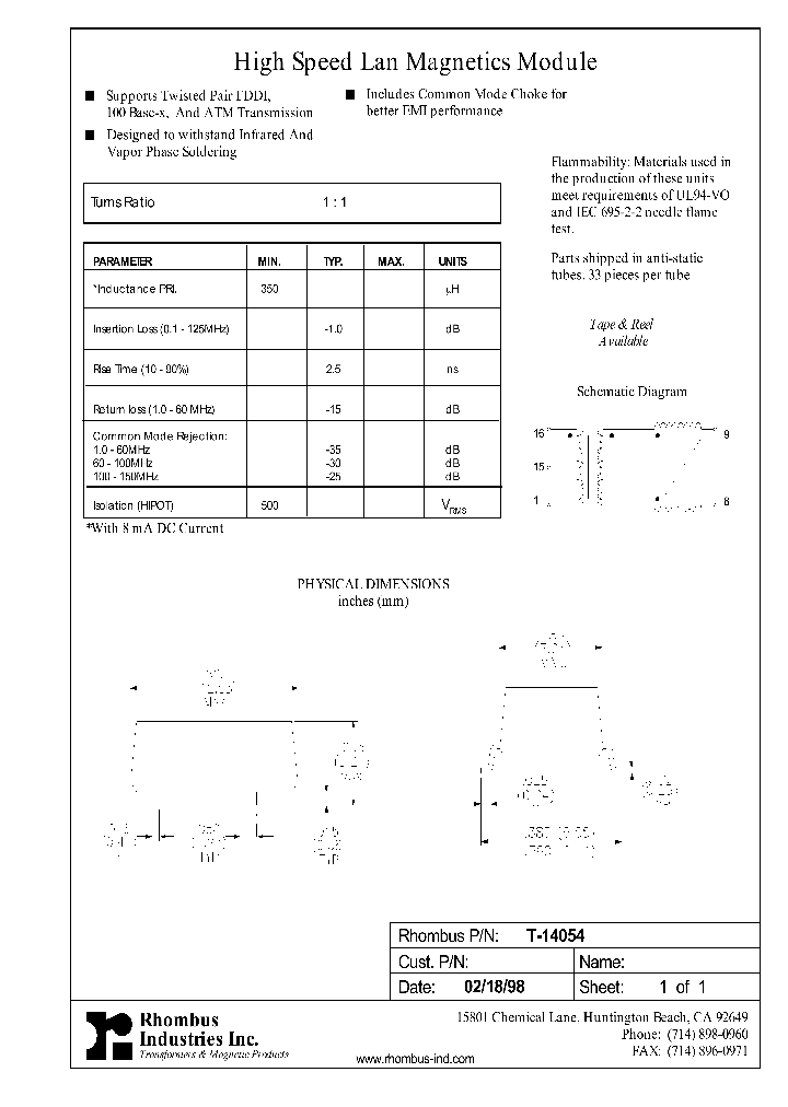 T-14054_4623082.PDF Datasheet