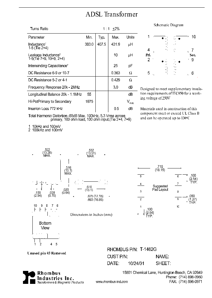 T-1462G_4374808.PDF Datasheet