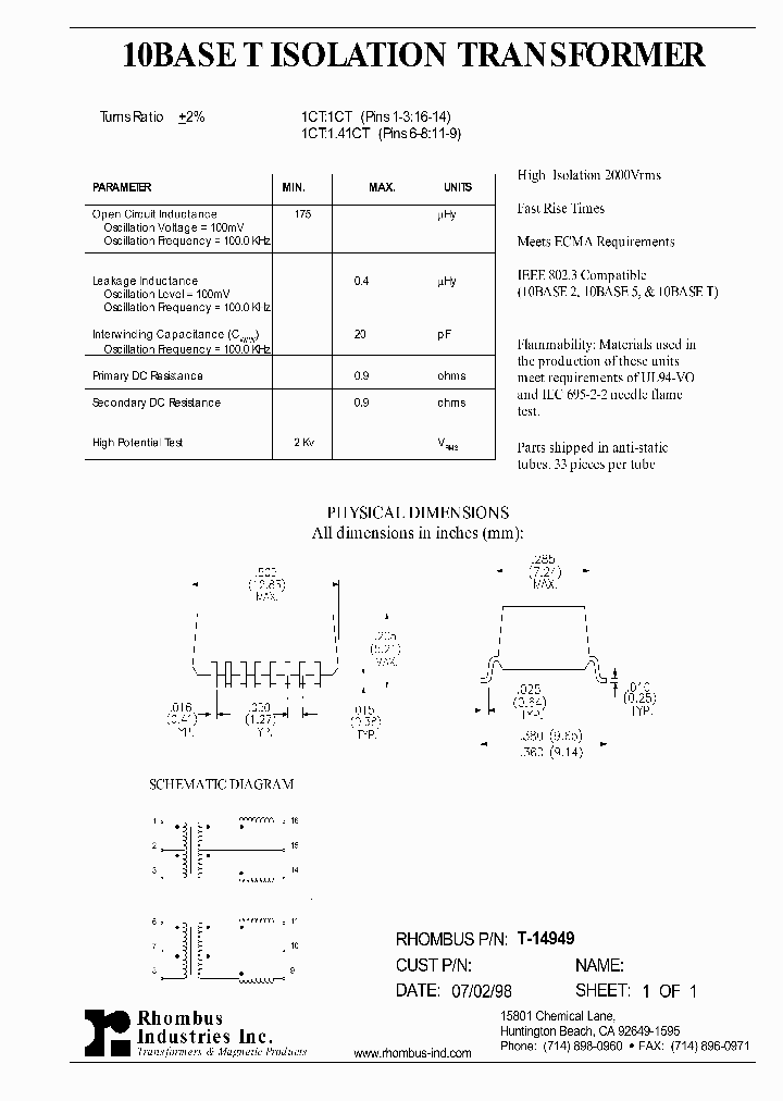T-14949_4917133.PDF Datasheet