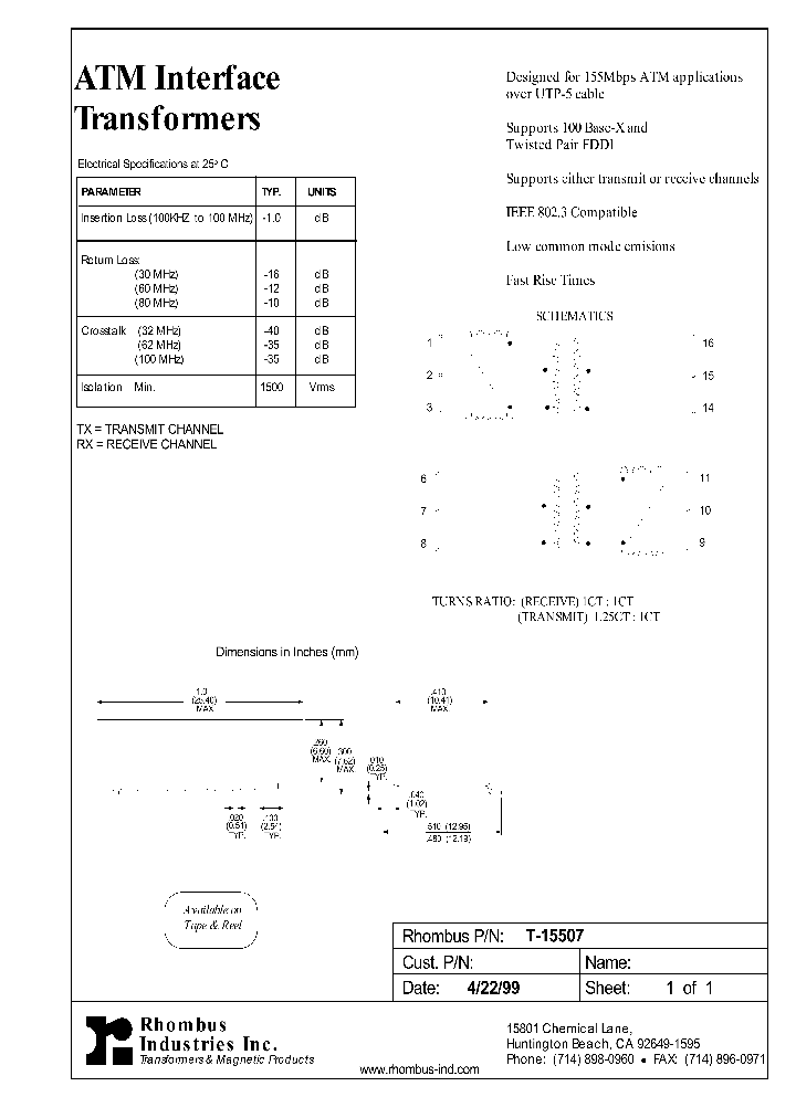 T-15507_4819425.PDF Datasheet