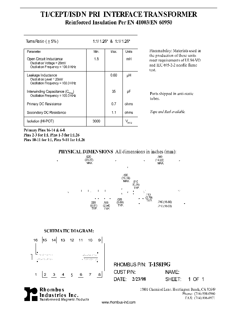 T-15819G_4727340.PDF Datasheet