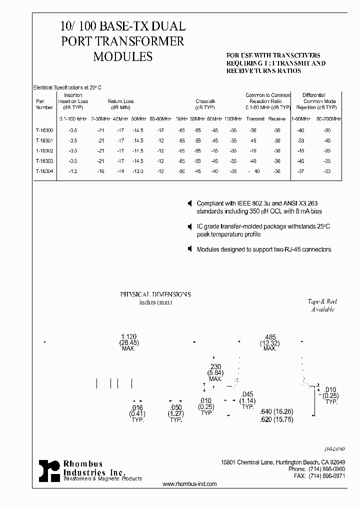 T-16300_4862702.PDF Datasheet