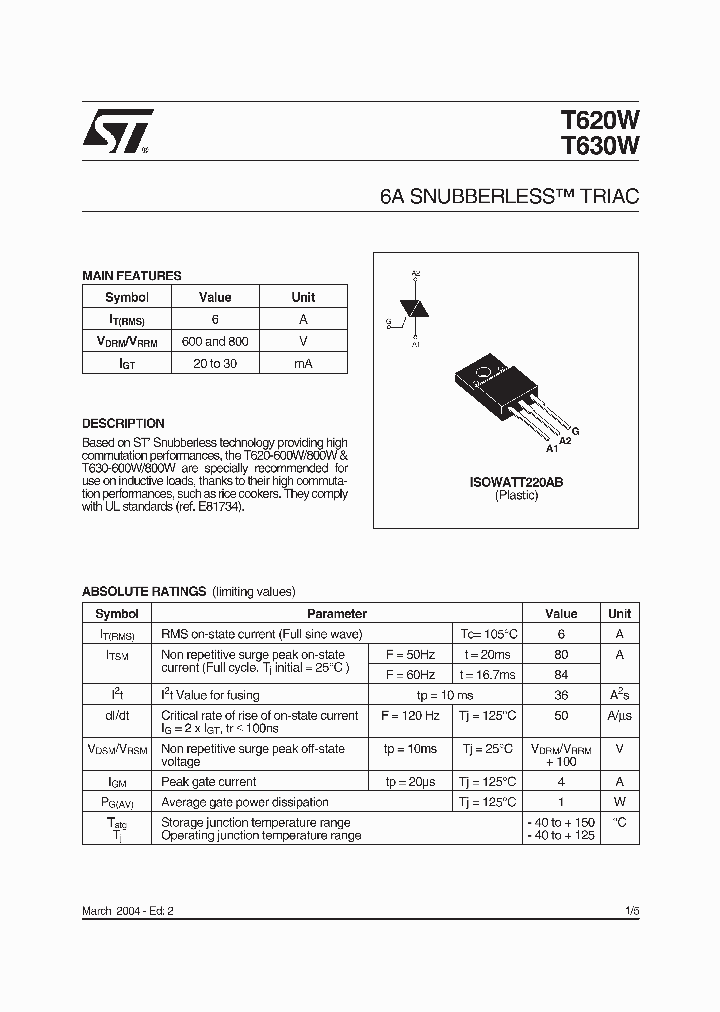 T630-600W_4529471.PDF Datasheet
