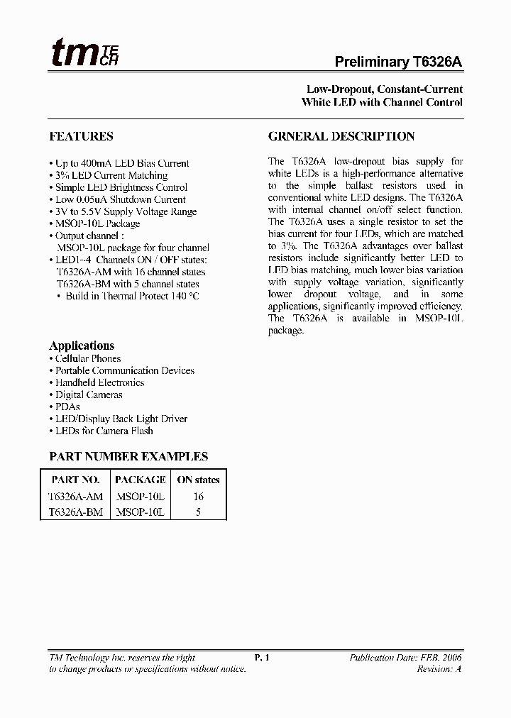 T6326A-AM_4189571.PDF Datasheet