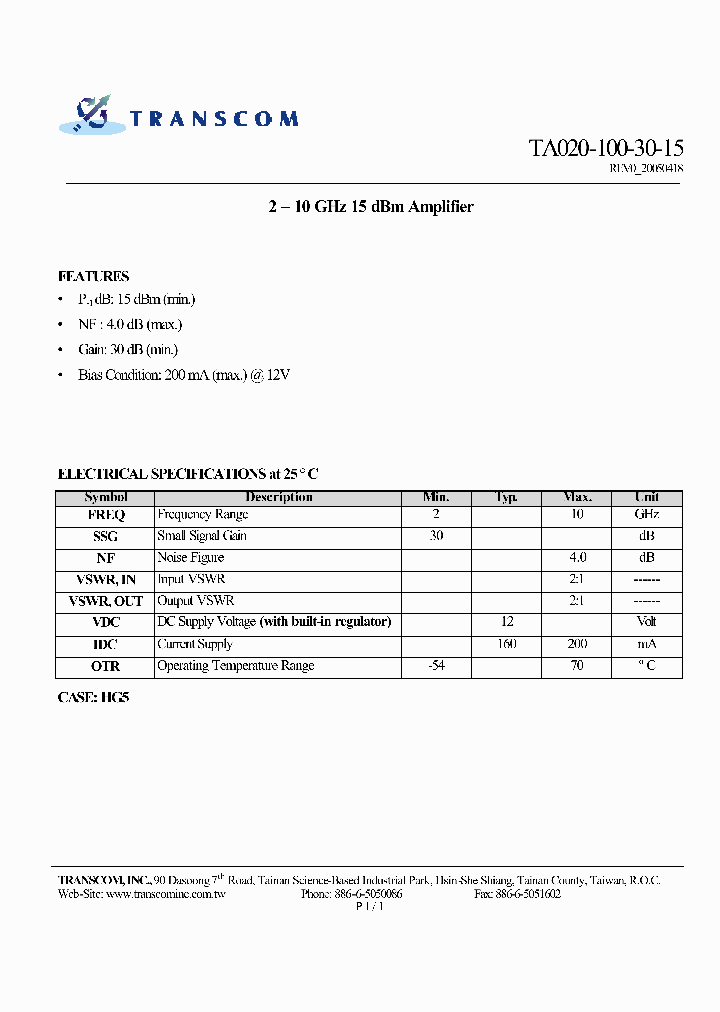 TA020-100-30-15_4224999.PDF Datasheet