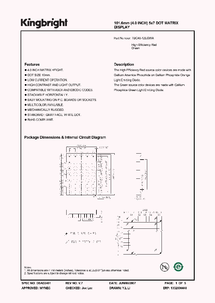 TBC40-12EGWA_4233936.PDF Datasheet