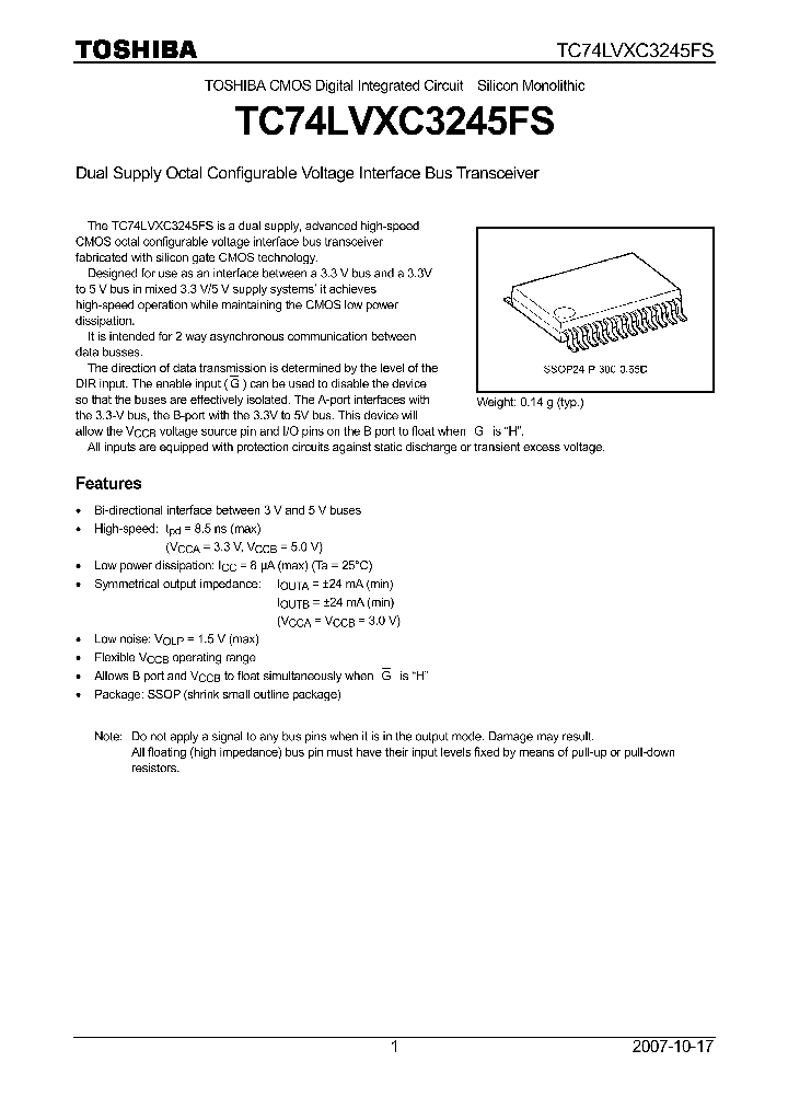 TC74LVXC3245FS07_4183047.PDF Datasheet