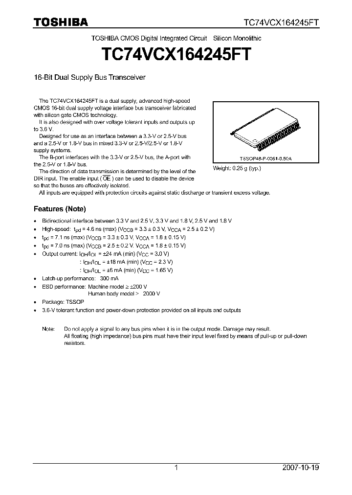TC74VCX164245FT_4347988.PDF Datasheet