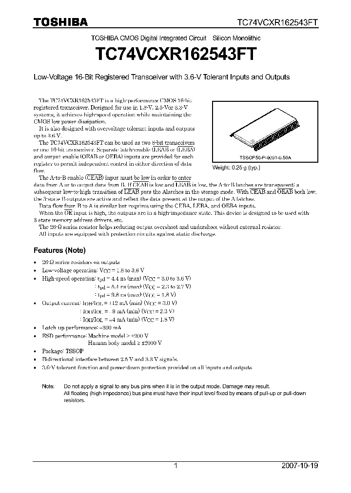 TC74VCXR162543FT07_4416814.PDF Datasheet