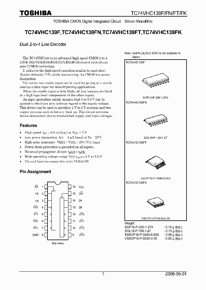 TC74VHC139F08_4859507.PDF Datasheet