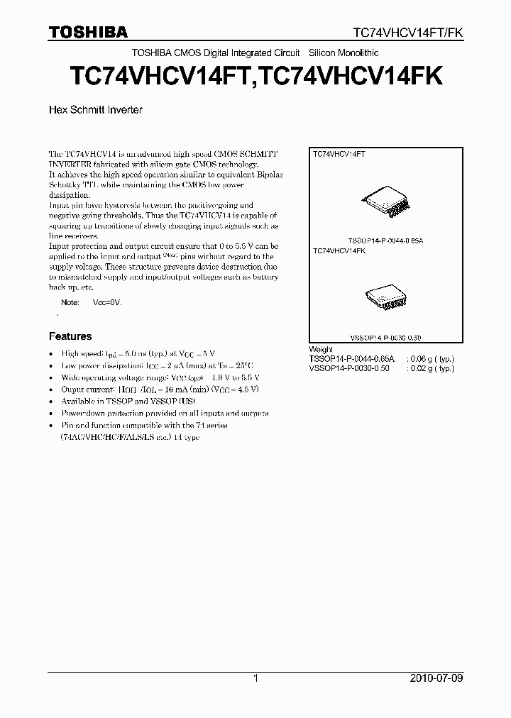 TC74VHCV14FK_4844254.PDF Datasheet
