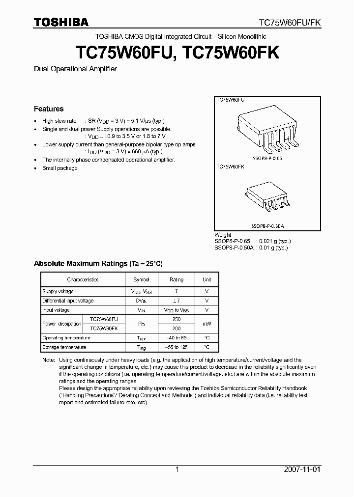 TC75W60FK_4335801.PDF Datasheet