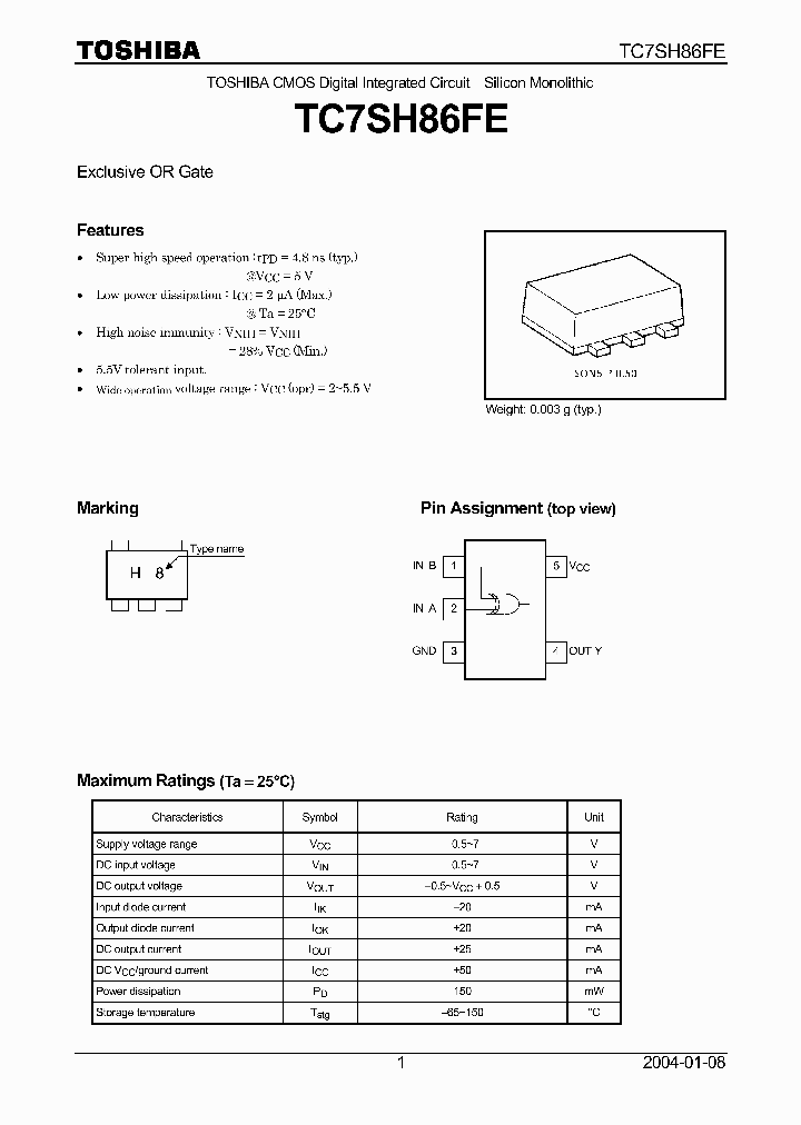 TC7SH86FE_4207992.PDF Datasheet