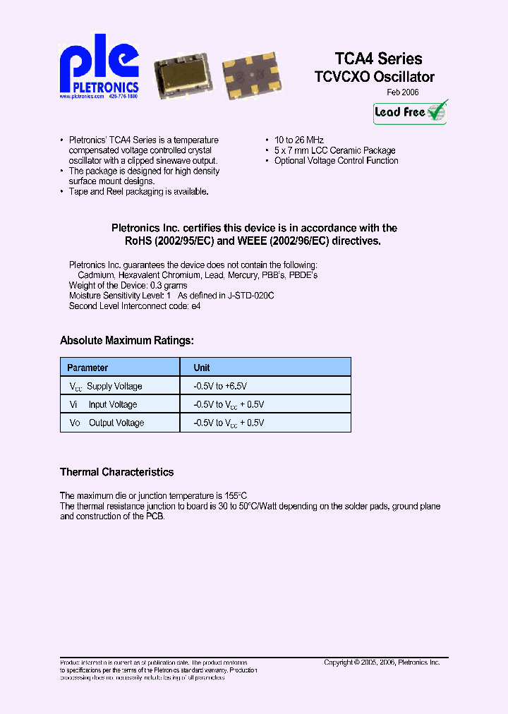 TCA4027036A_4601425.PDF Datasheet