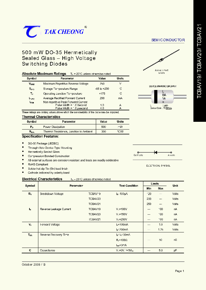 TCBAV19_4277254.PDF Datasheet