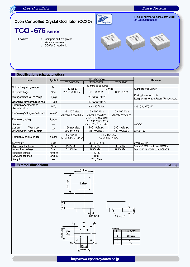 TCO-676_4542350.PDF Datasheet