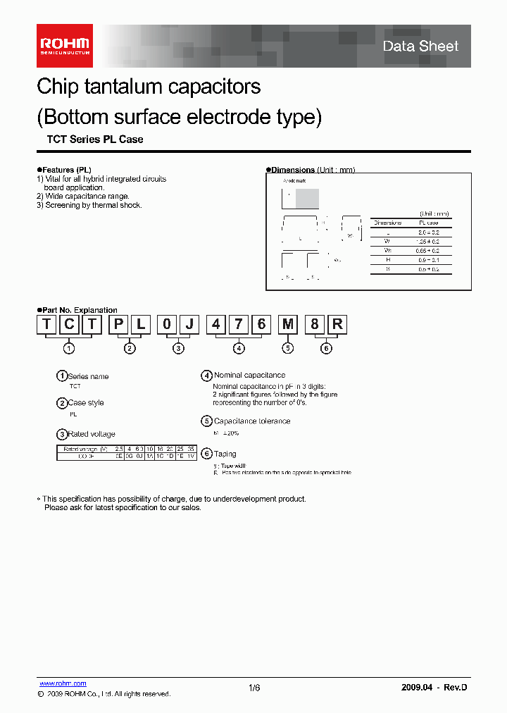 TCTPL0E105M8R_4520359.PDF Datasheet