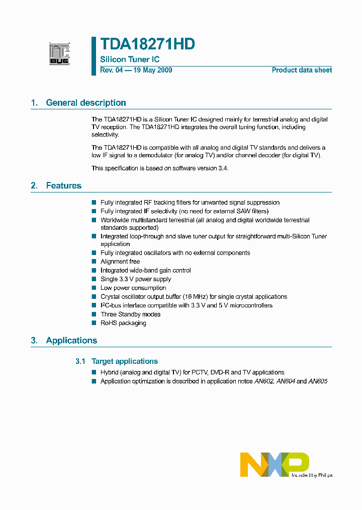 TDA18271HD09_4650754.PDF Datasheet