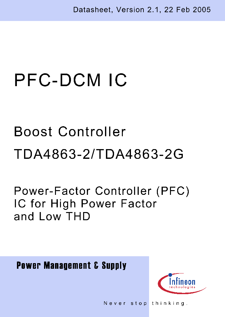 TDA4863-205_4609518.PDF Datasheet