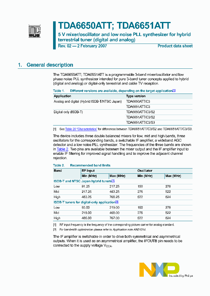 TDA6650ATT_4617355.PDF Datasheet