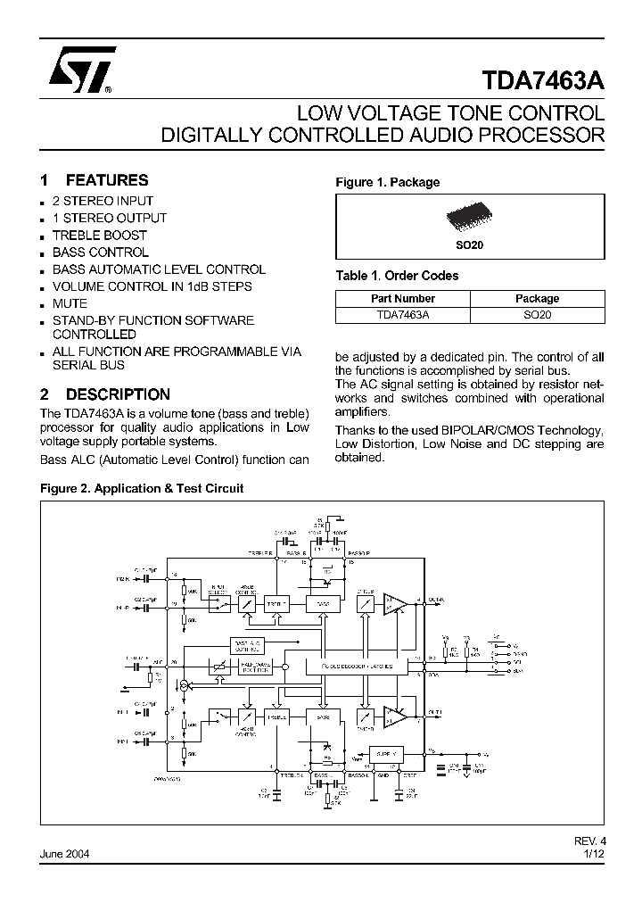 TDA7463A1_4253480.PDF Datasheet